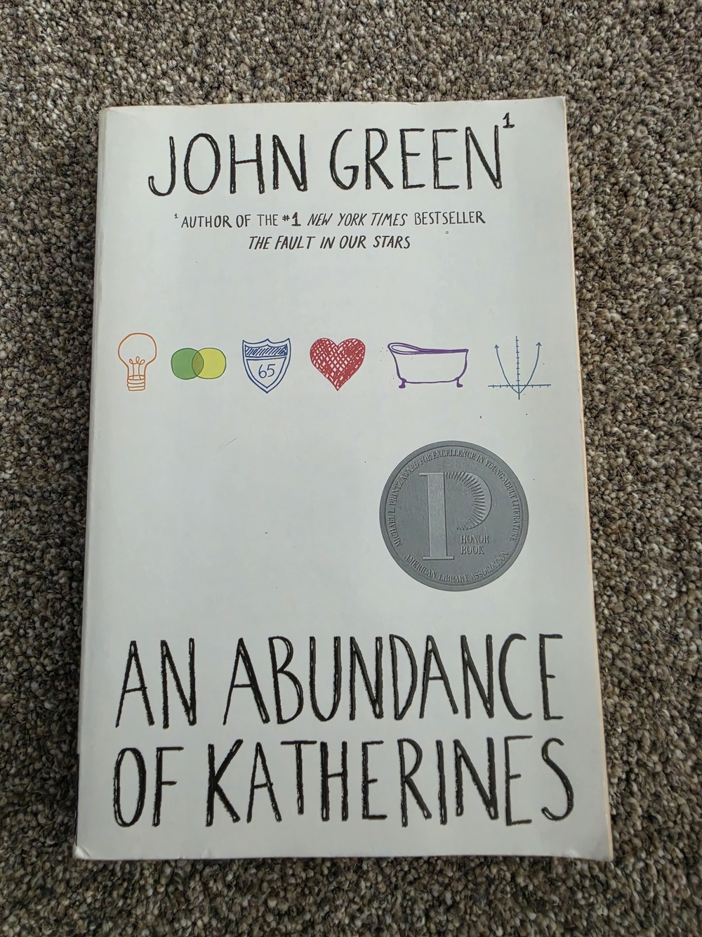 3/$15 John Green — An Abundance of Katherines